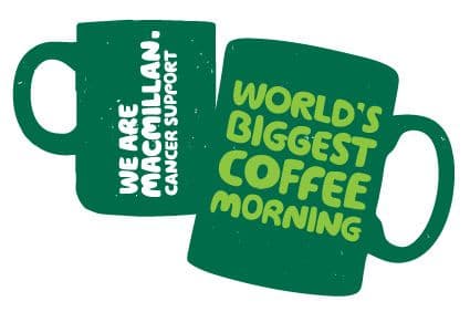 Macmillan good morning coffee mug